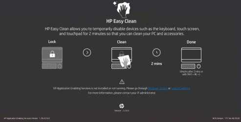 Screenshot 6 HP Easy Clean windows