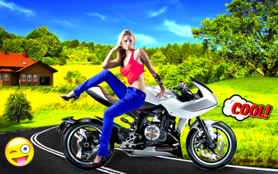 Captura de Pantalla 13 Bikers - Men Women Bike Photo Editor Future Trends android