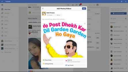 Screenshot 7 Desi & Filmi Emoji Stickers for Facebook & All SNS windows