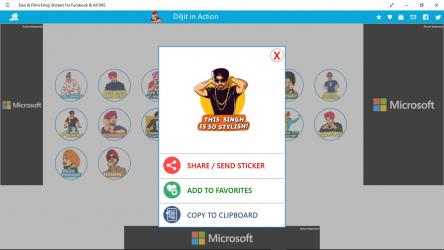 Screenshot 3 Desi & Filmi Emoji Stickers for Facebook & All SNS windows
