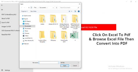Captura de Pantalla 6 PDF Converter For Office : PDF to Word(Docx),XLS,PPTX,HTML,TXT & Word To PDF ,Images To PDF ,Excel to PDF ,OCR PDF windows