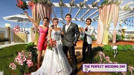 Captura de Pantalla 4 Newlyweds Couple Happy Family Virtual Wedding Game android
