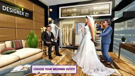 Captura 8 Newlyweds Couple Happy Family Virtual Wedding Game android