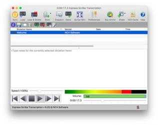 Screenshot 1 Express Scribe Free Transcription Software for Mac mac