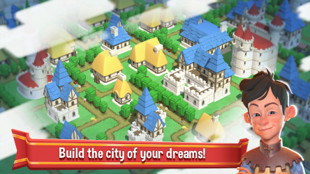 Capture 10 Crafty Town - Merge Kingdom Builder. Estrategia android