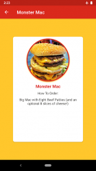 Screenshot 9 McDonald's Secret Menu  for 2020 - Famous Secrets android