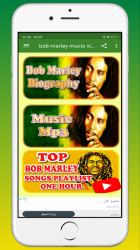 Captura 2 king of the reggae  - bob marley biography android