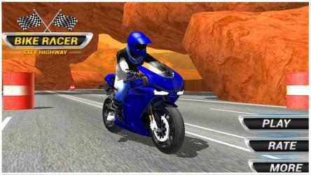 Screenshot 6 Bike Racer City Highway - Motorcycle Stunts Racing windows