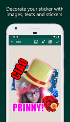 Captura de Pantalla 3 StickersApp: Create and Share Stickers & Memes android