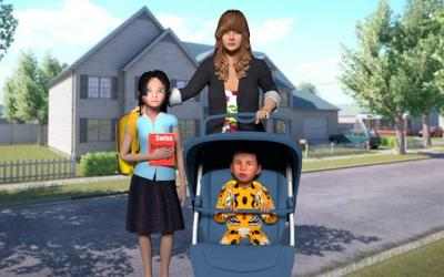 Screenshot 4 Virtual Mother Simulator:Single Mom Vs Babysitter android