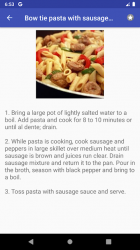 Captura 8 Pasta recipes for free app offline with photo android