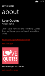 Screenshot 7 Love Quotes (Romance & Friendship) windows