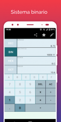 Screenshot 6 Calculadora binario, decimal, hexadecimal, octal android