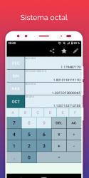 Captura de Pantalla 8 Calculadora binario, decimal, hexadecimal, octal android
