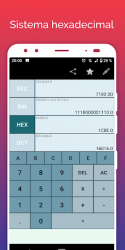 Screenshot 7 Calculadora binario, decimal, hexadecimal, octal android