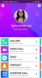 Captura 2 Tv Ana Emilia Game Fake Call & Video android