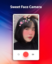 Captura de Pantalla 3 Sweet Face Camera android