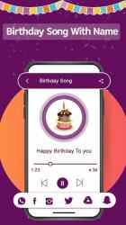 Screenshot 7 Canción de feliz cumpleaños con nombre en telugu android