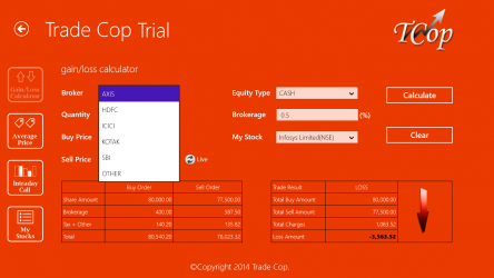 Screenshot 3 Trade Cop Trial windows