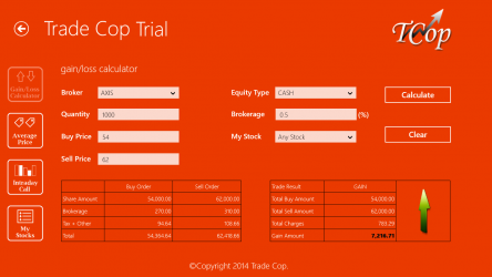 Screenshot 2 Trade Cop Trial windows