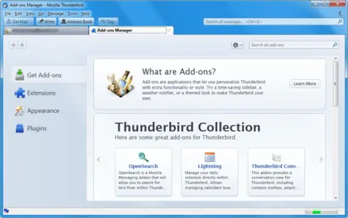 Screenshot 2 Thunderbird windows